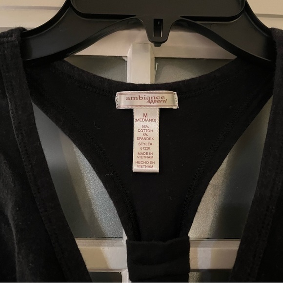 Ambiance Black Racerback‎ Tank - Picture 5 of 5